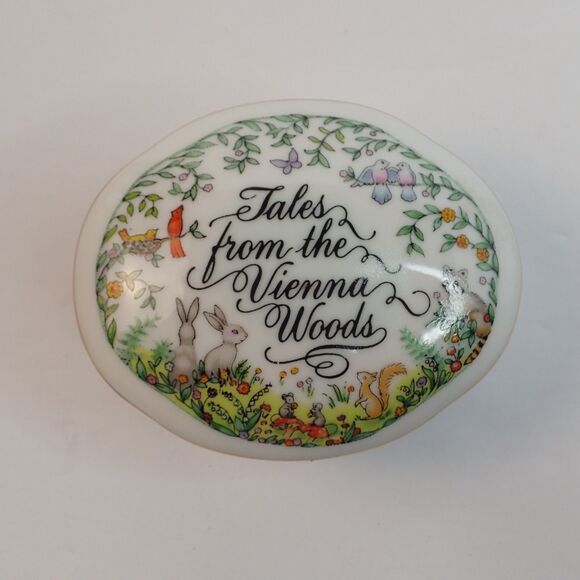 Franklin Porcelain Music Box Romantic Love Songs 1984 Lot of 2 - Picture 2 of 16